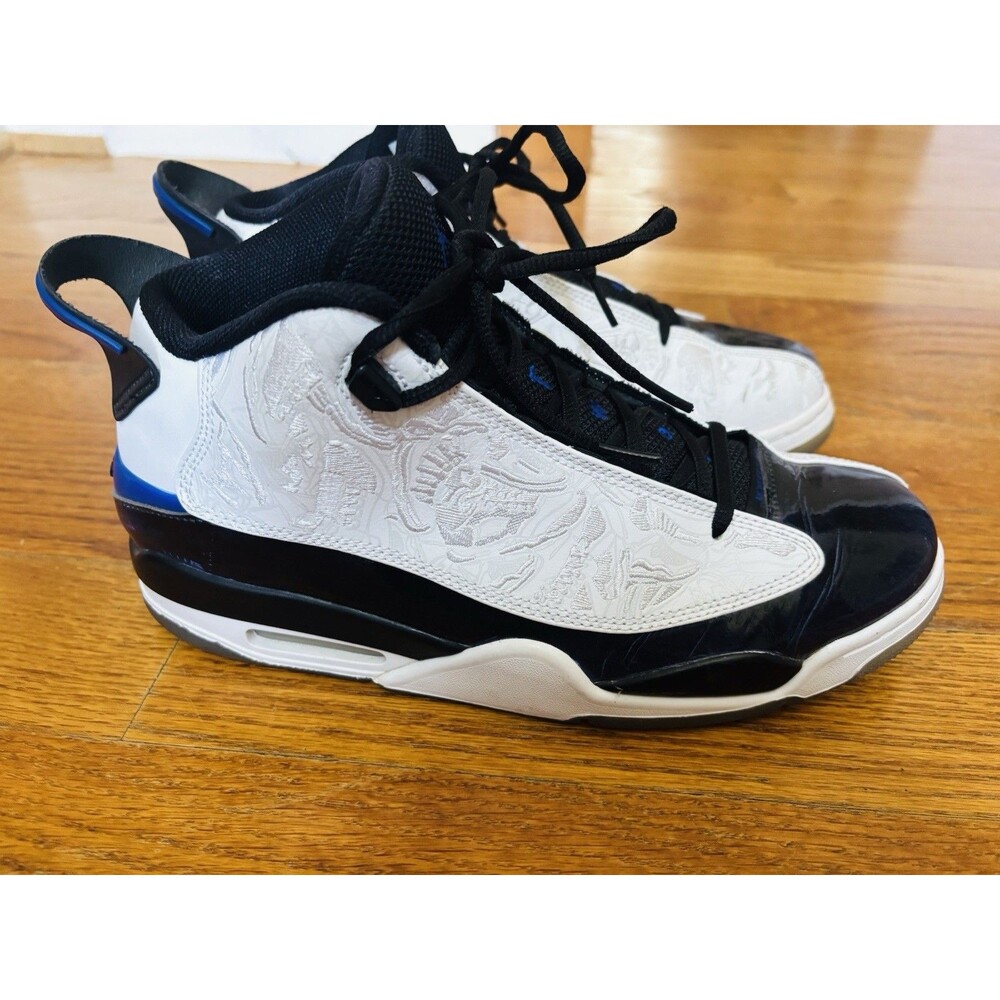 Nike Air Jordan 13 Retro Barons 414571-115 White Black Blue Men’s Size 10.5 Auth